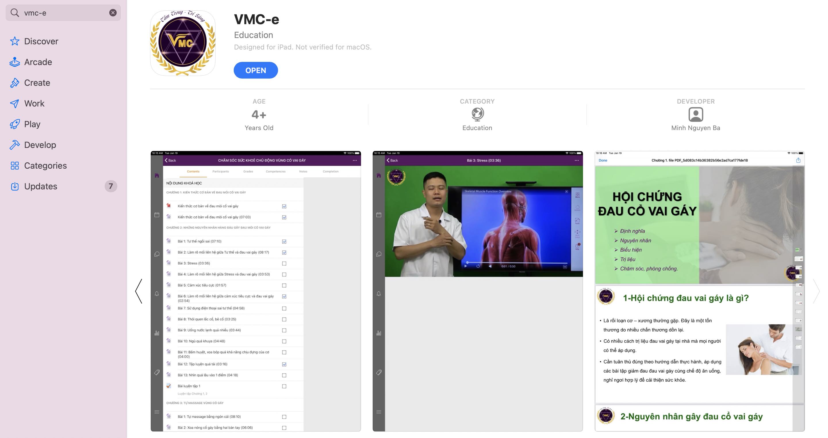 Khoá học của Dr. Lê Hải trên App VMC-E