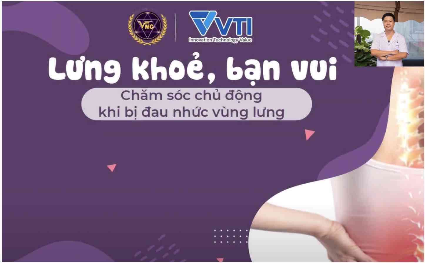 Sự kiện "Lưng khỏe, bạn vui" - Dr. Lê Hải +VMC + VTI