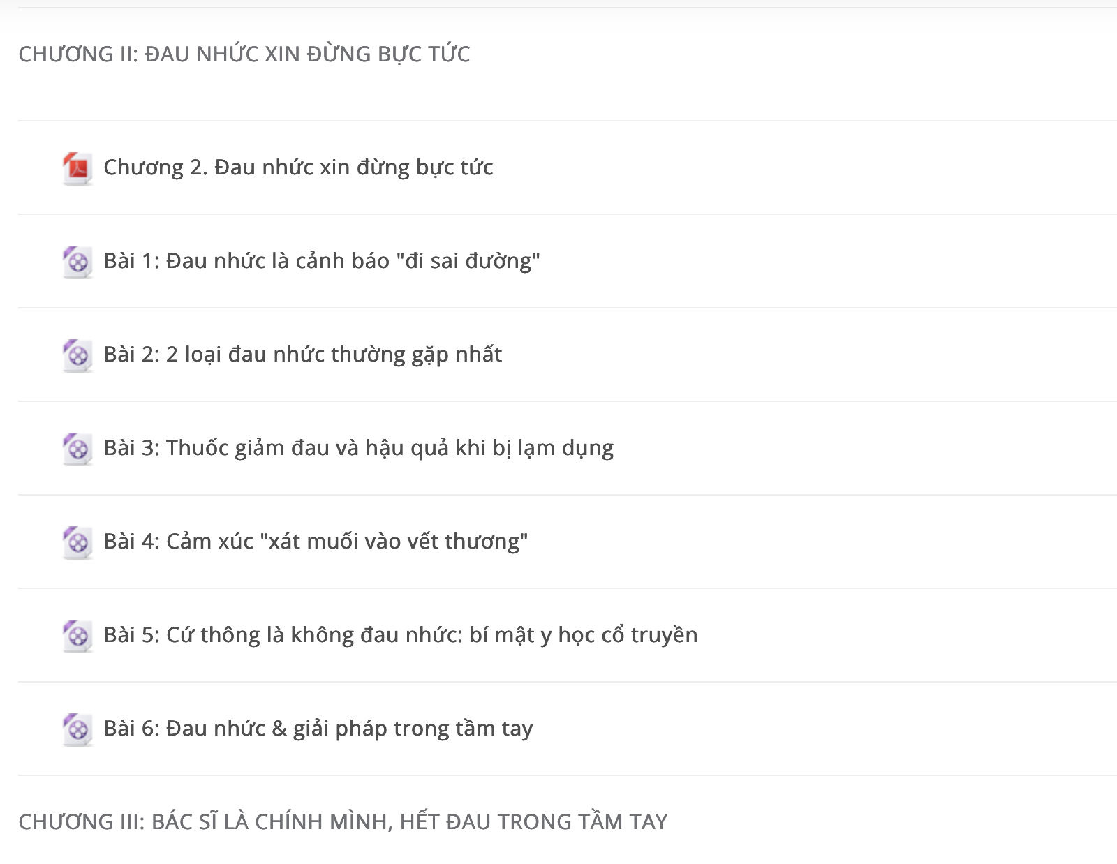 dau nhuc