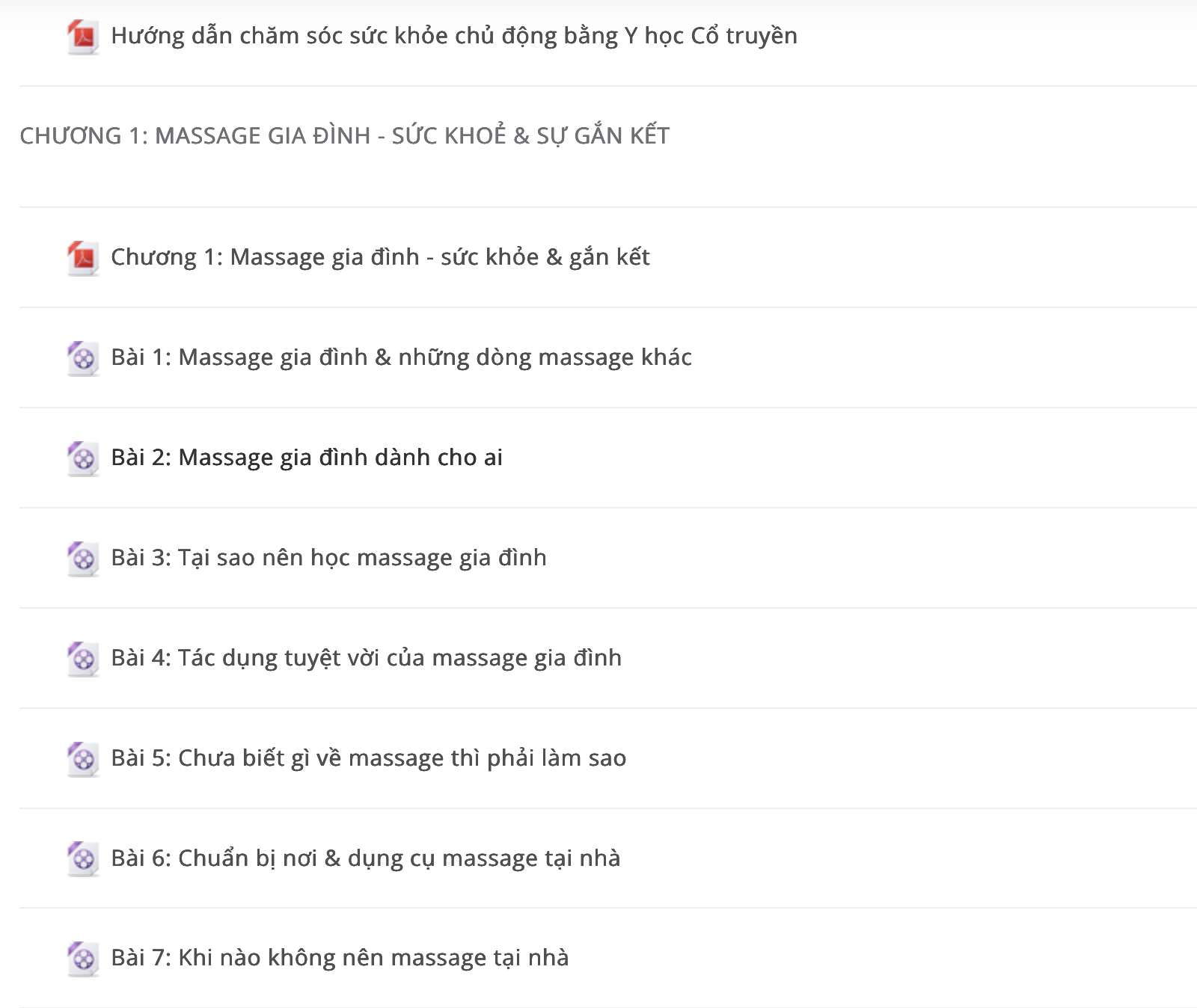 massage gia đình