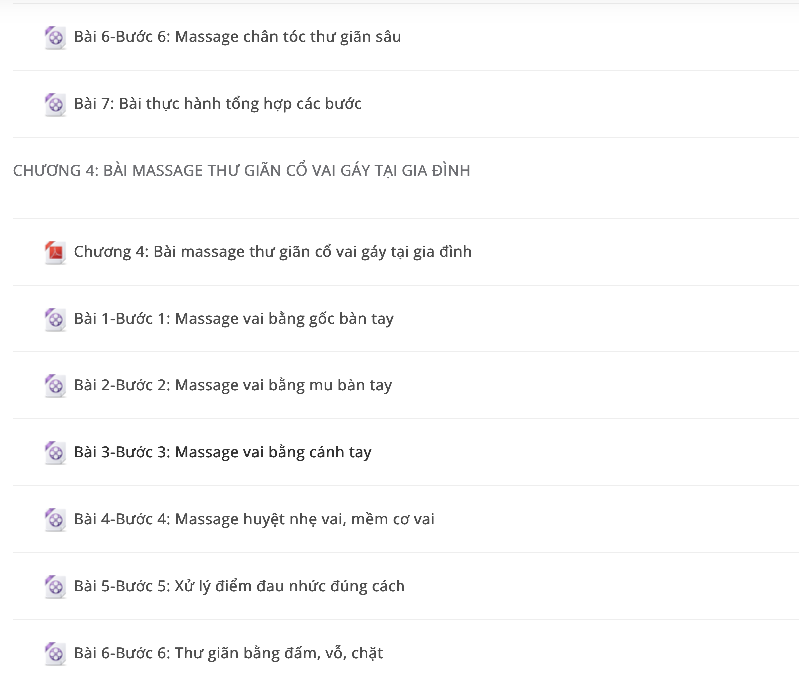 massage gia đình