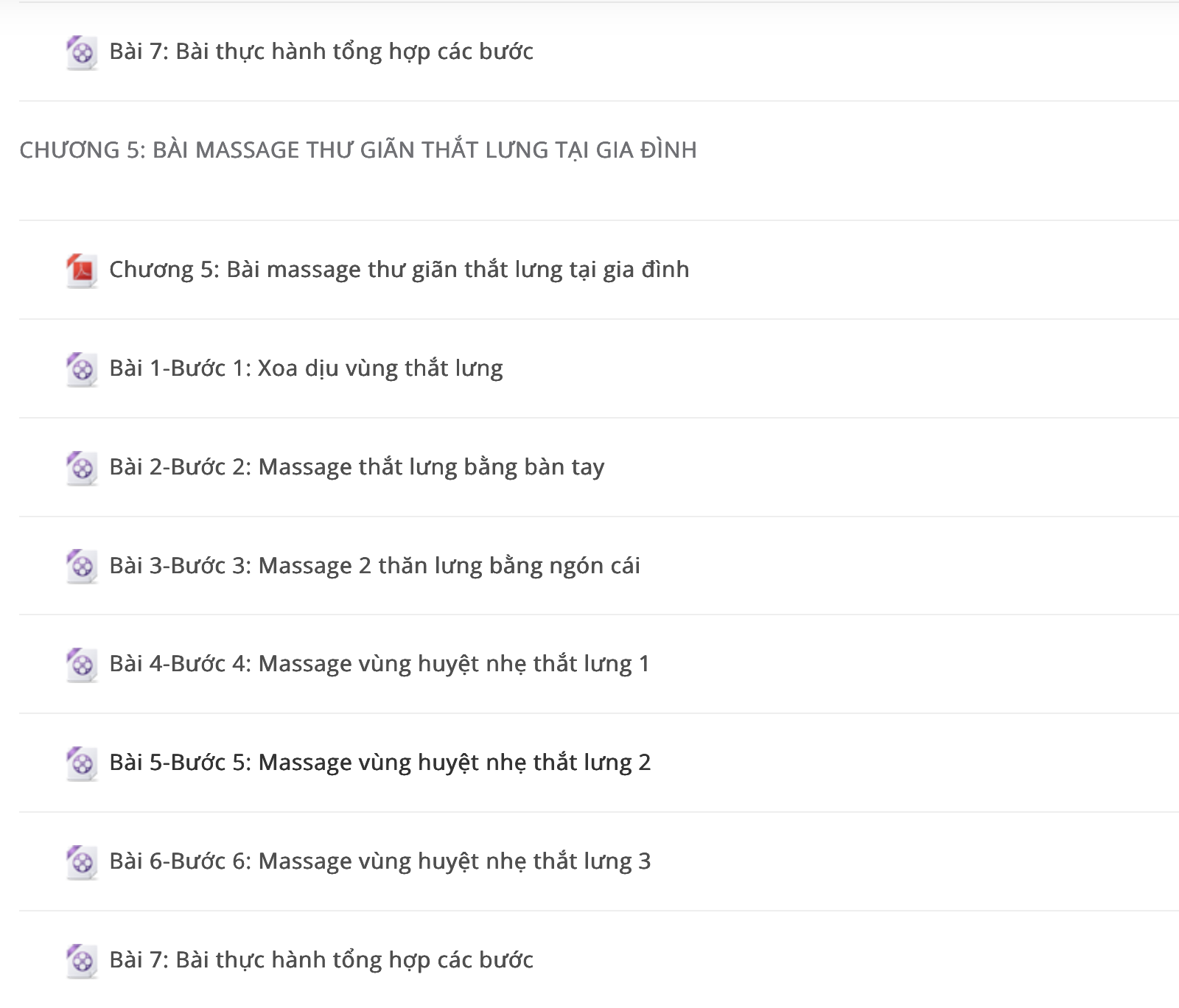 massage gia đình