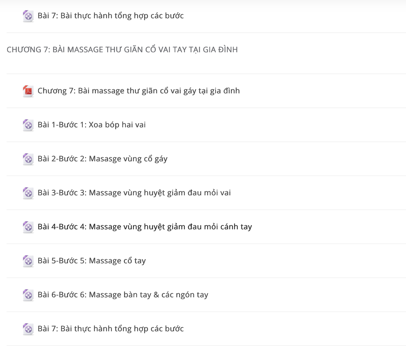 massage gia đình