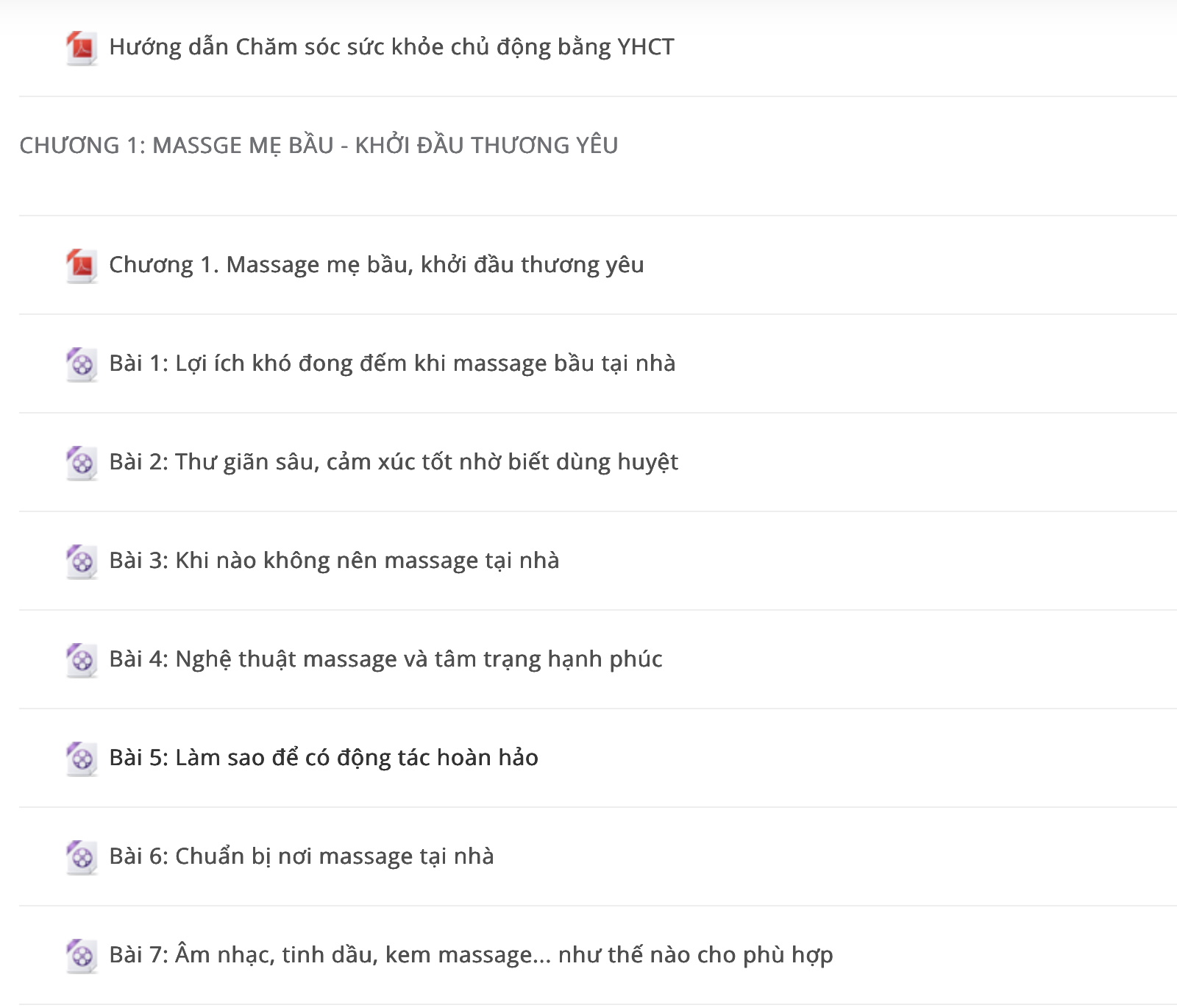 massage bầu