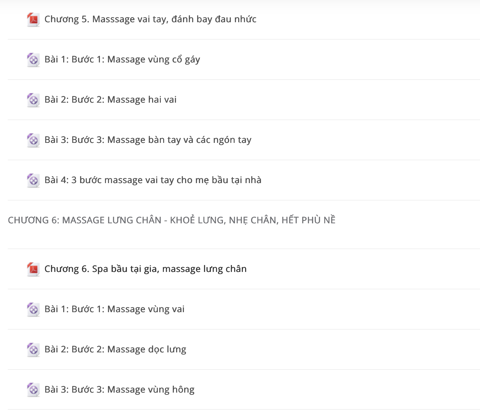 massage bầu