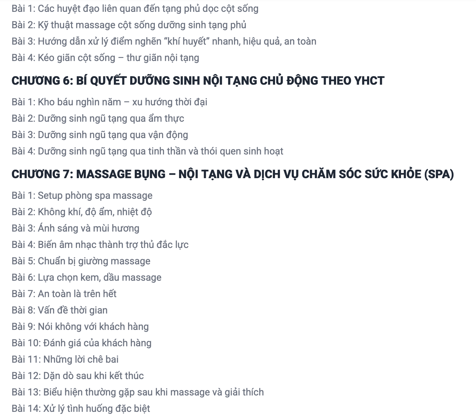 massage bụng nội tạng