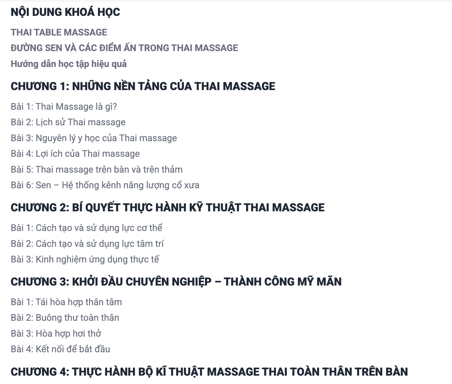 massage thai tren ban
